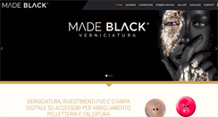 Desktop Screenshot of madeblack.it